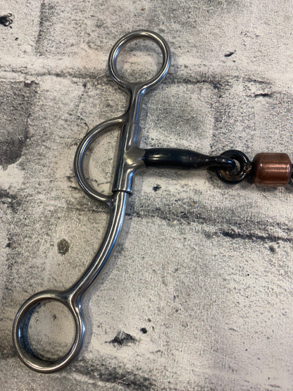 5" Circle R Reining Bit with Copper Roller