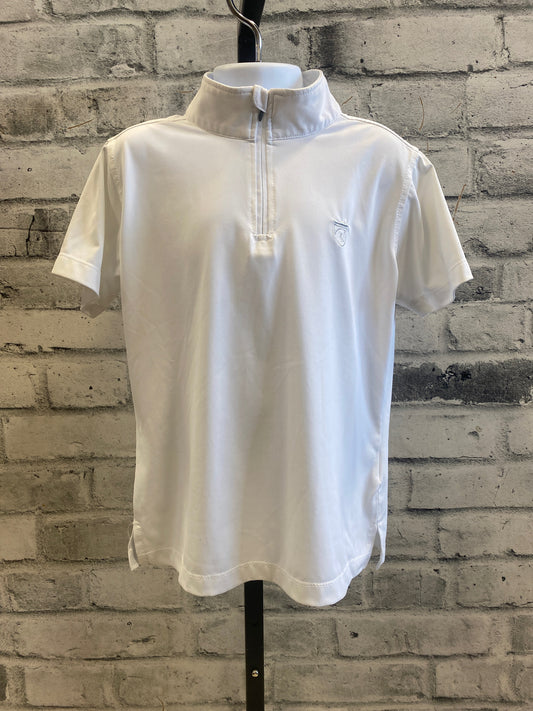 Elaaton Platinum SS Show Shirt White Childrens M