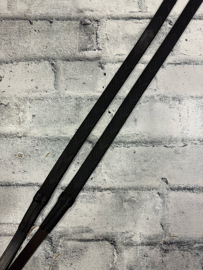 Kris Rubber Reins Brown