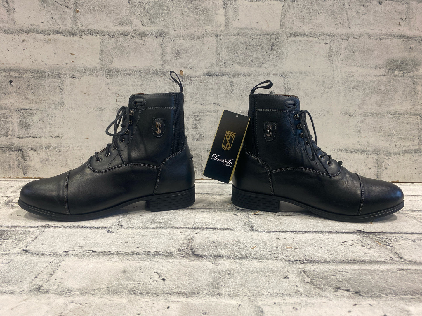 Treadstep Donatello Lace Up Paddock Boots 8 NEW