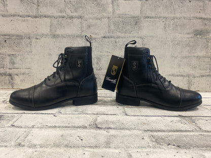 Treadstep Donatello Lace Up Paddock Boots 8 NEW