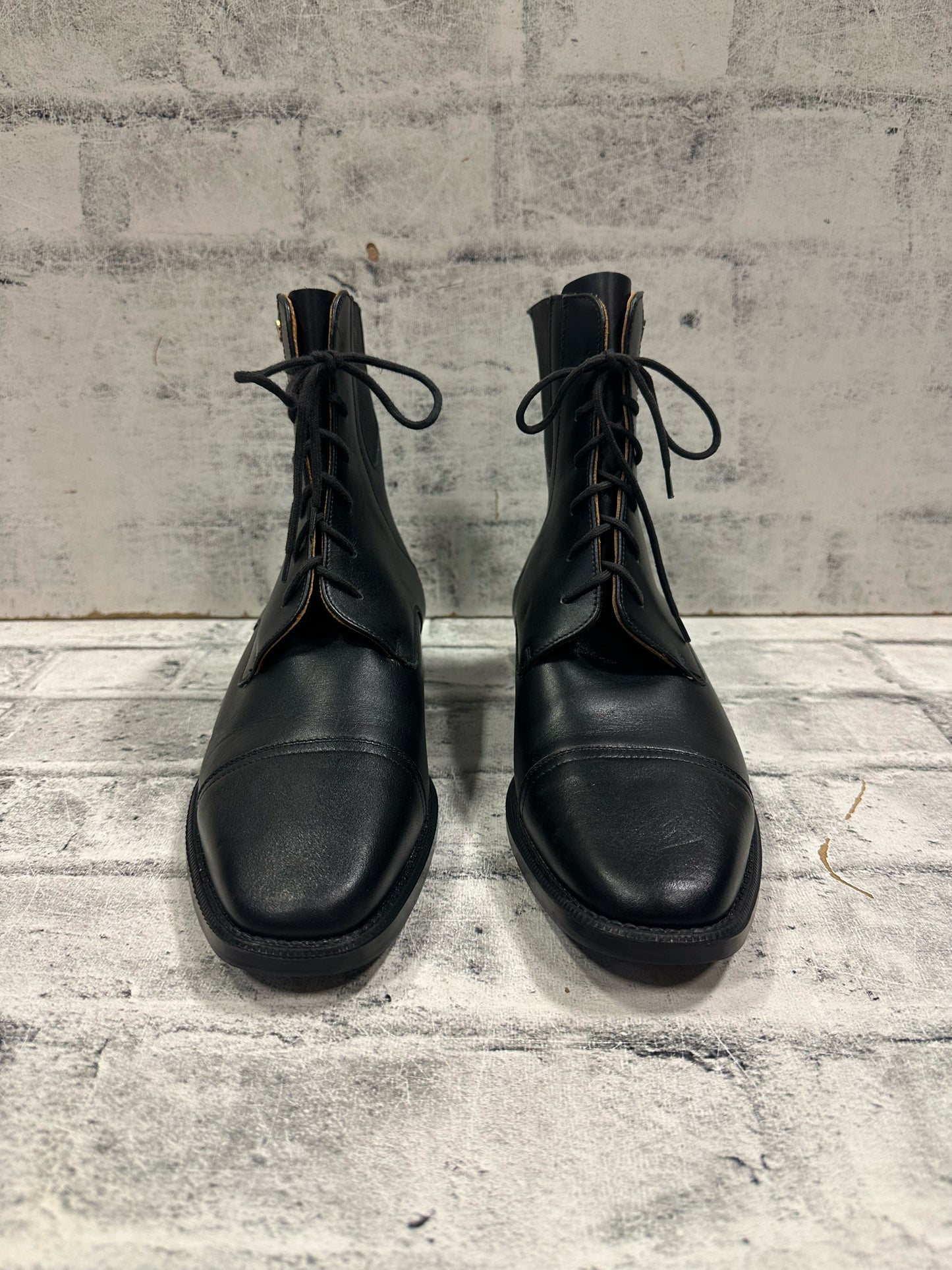 Petrie Lace Up Paddock Boots w/Back Zip 9