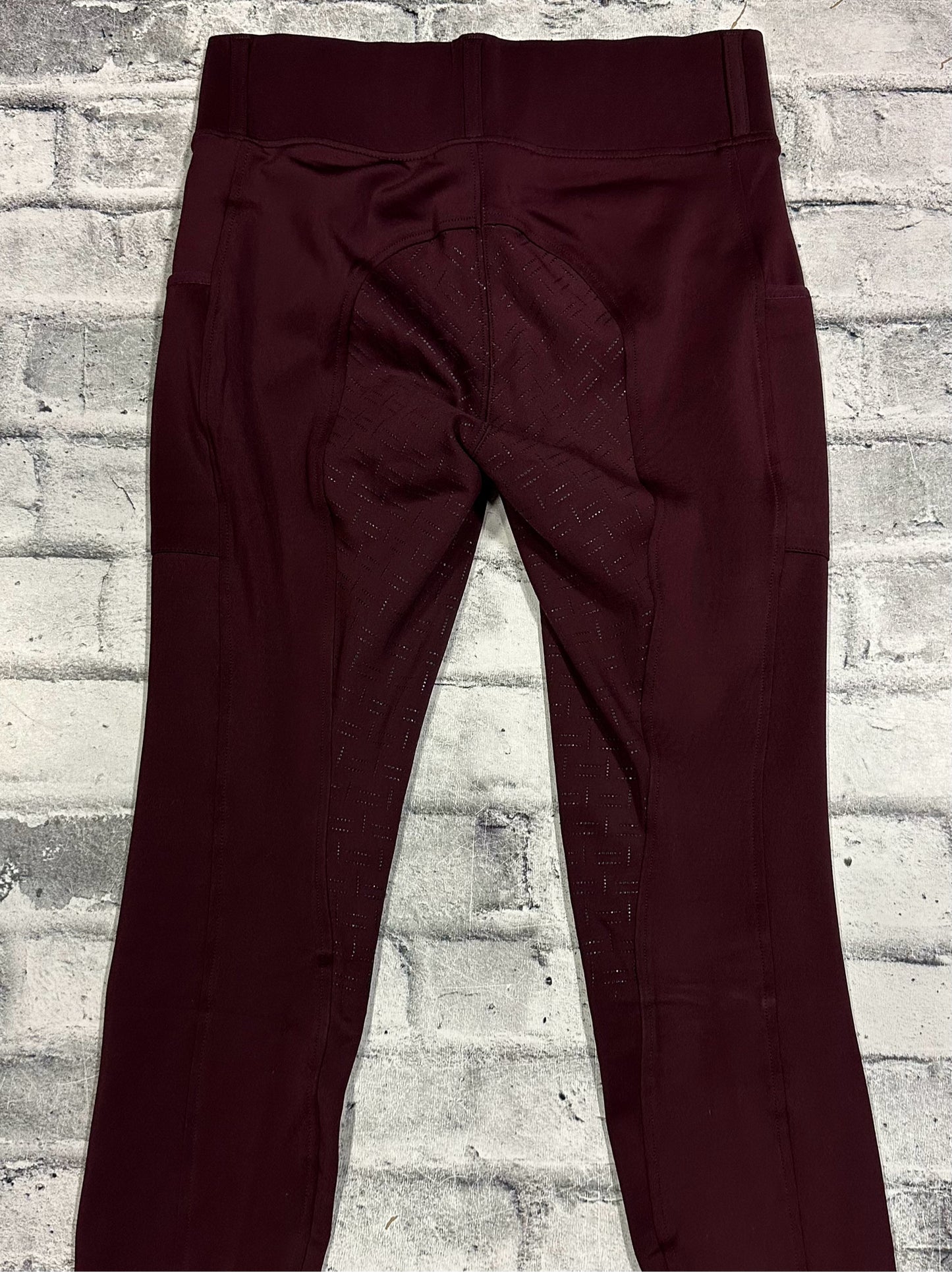 Montar FS Pull On Breeches Burgundy L