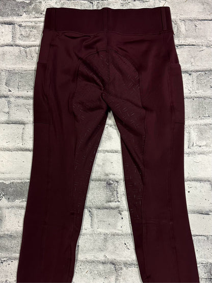 Montar FS Pull On Breeches Burgundy L