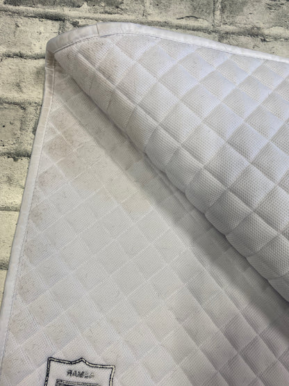 Asmar Dressage Saddle Pad White/Black F