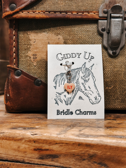 Conversation Heart Bridle Charm