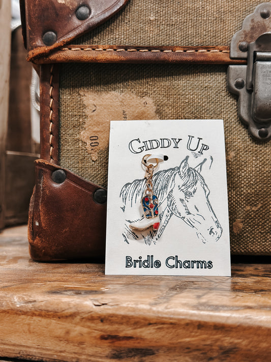 Cowboy Boot Bridle Charm