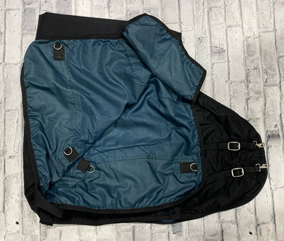 72" Shedrow Lined Rain Sheet Black