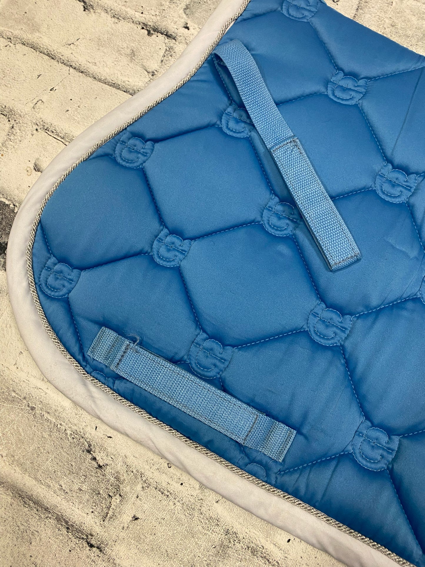 Equestrian Stockholm AP Pad Blue & White Pony