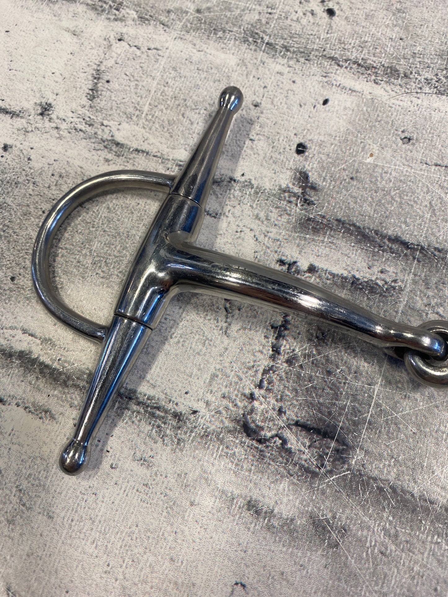 5.75" Dublin Curved Full Cheek Snaffle Bit