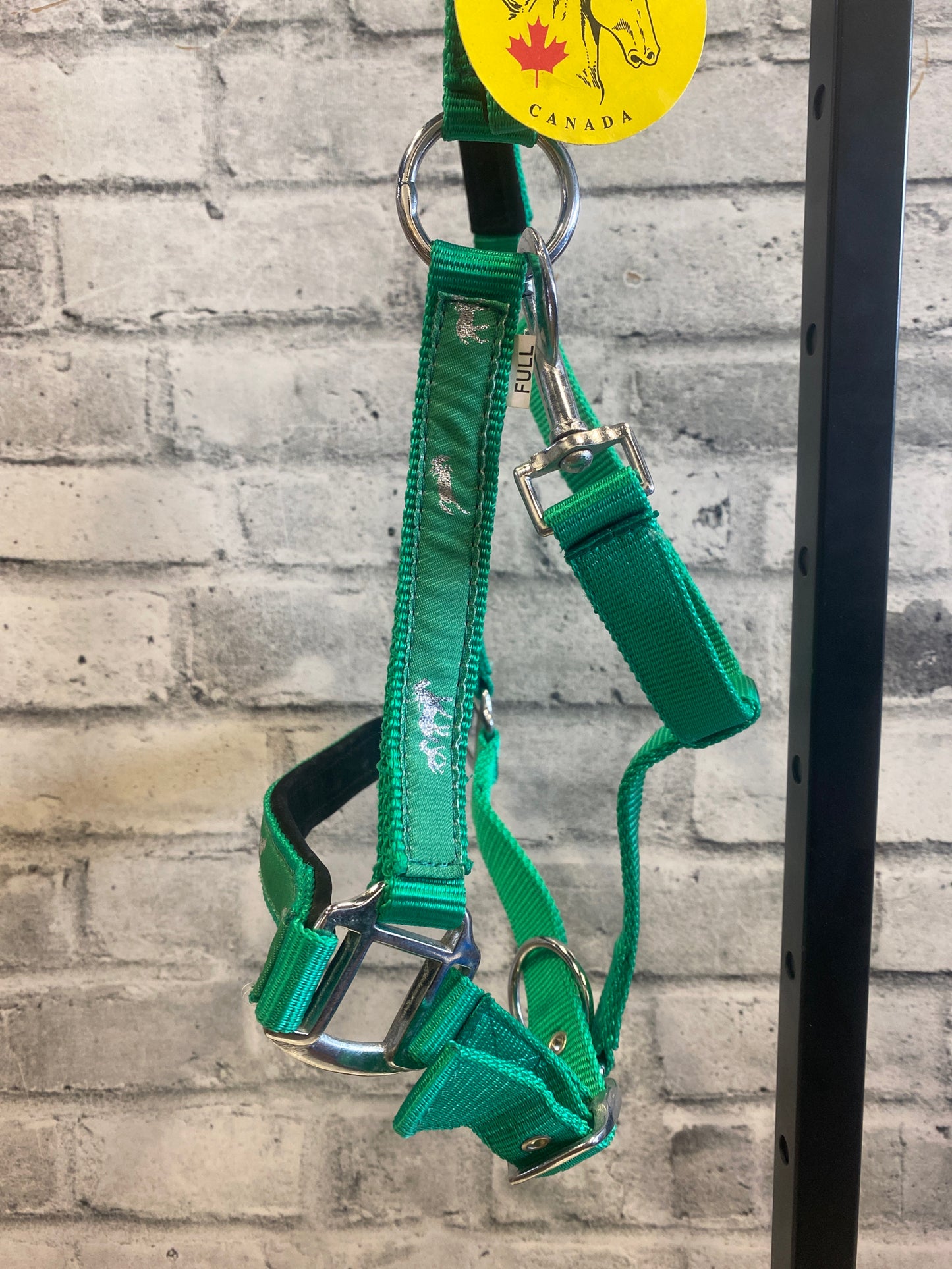 C & G Padded Nylon Halter Green F NEW