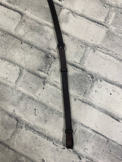 Fancy Stitch Raised Standing Martingale Brown F