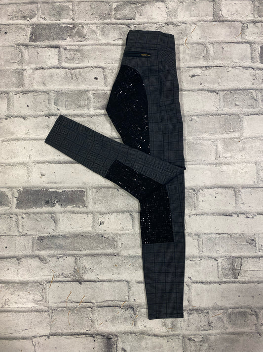 Covalliero FS Pull On Riding Tights Black Plaid 26