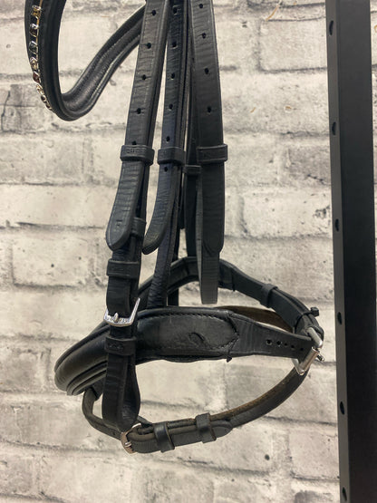 Kieffer Dressage Bridle Black w/ Flash F