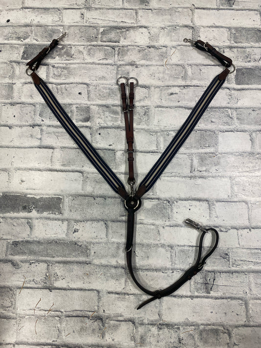 Antares Elastic Breastplate w/ Running Attachment Brown F