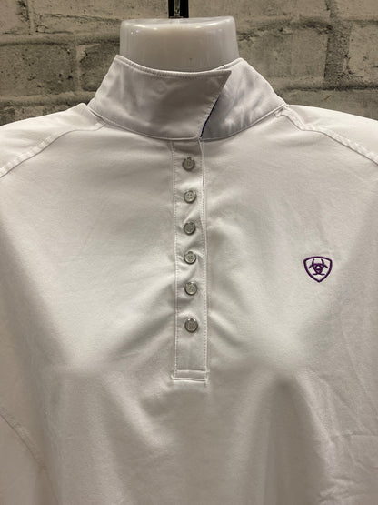 Ariat FEI Collection SS Show Shirt White XL