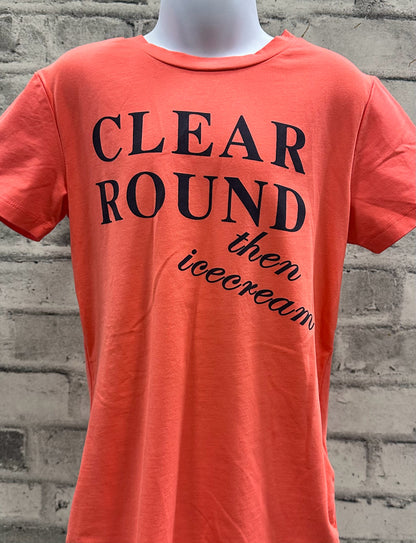 Kingsland 'Clear Round' T-Shirt Salmon Childrens M