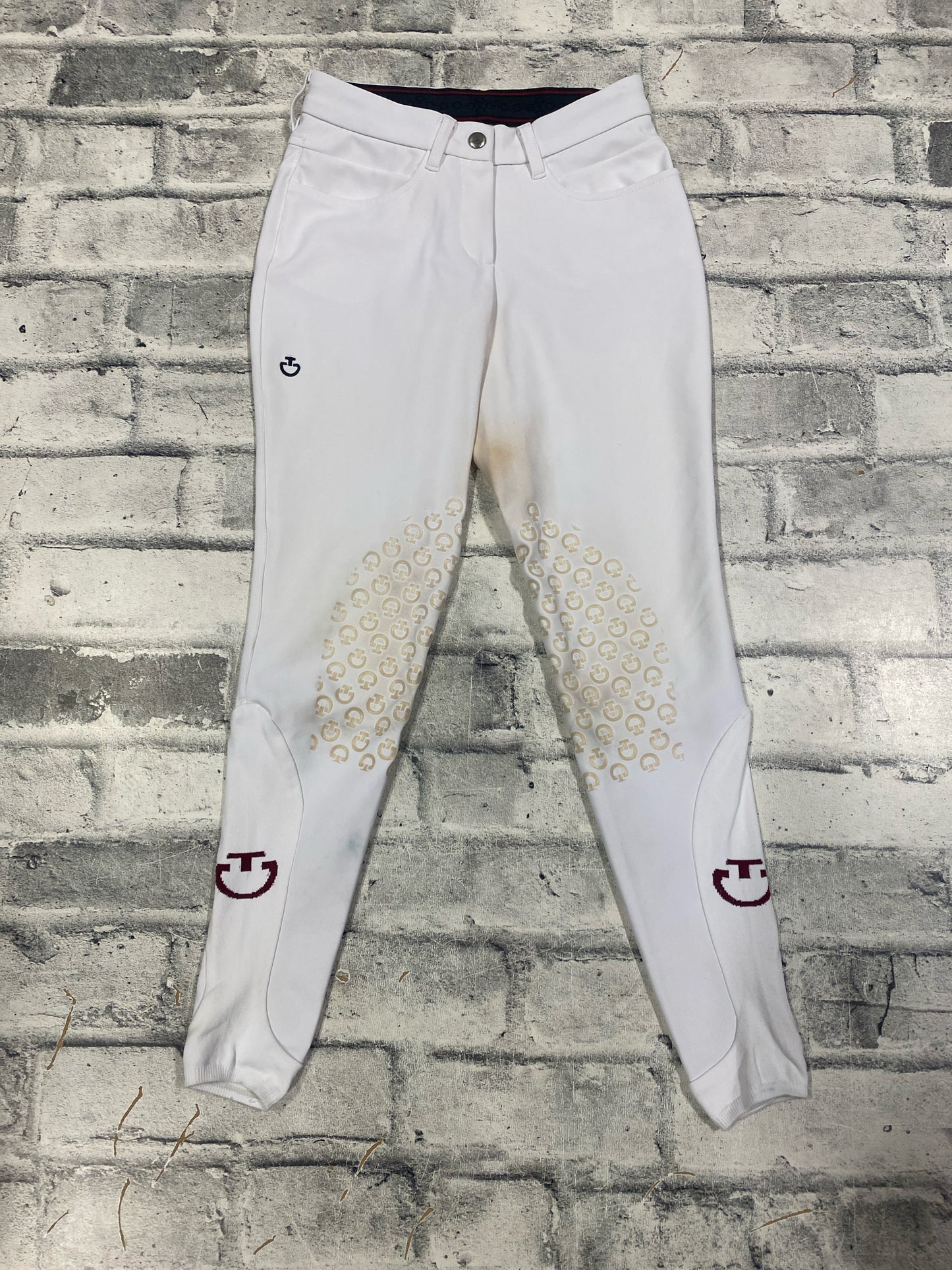Cavalleria Toscana KP Breeches White 24