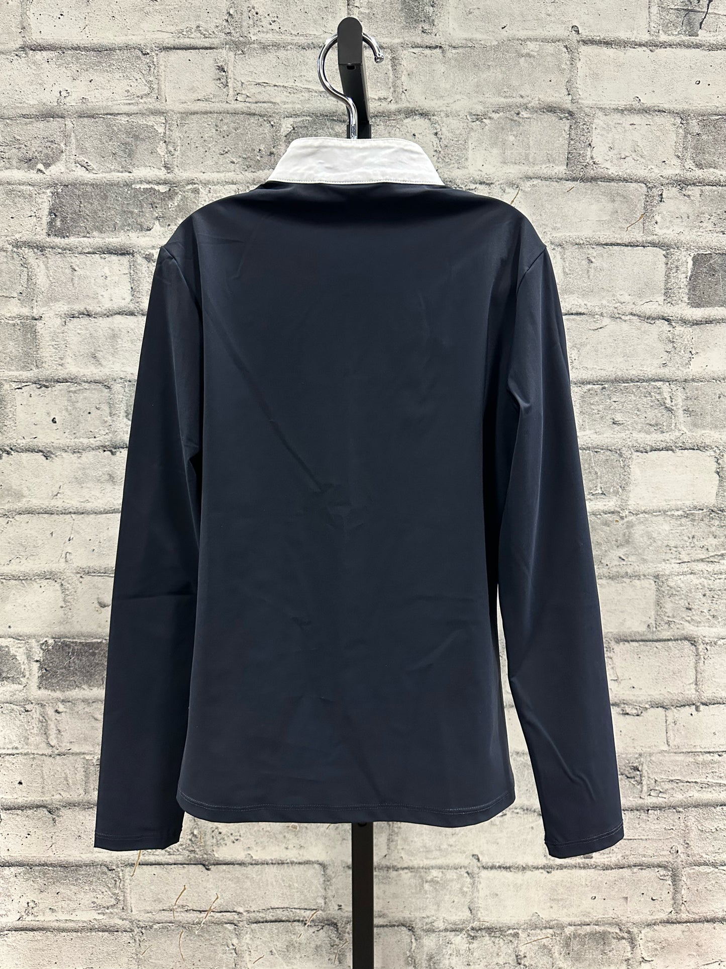 Cavalleria Toscana LS 1/4 Zip Shirt Navy Children's 12