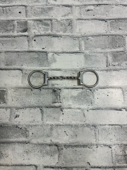 5" Fixed Ring Slow Twist Snaffle