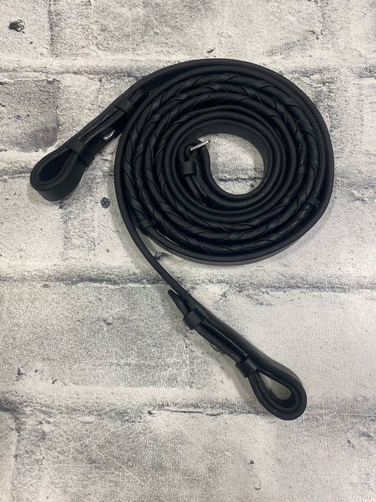 Laced Reins Black