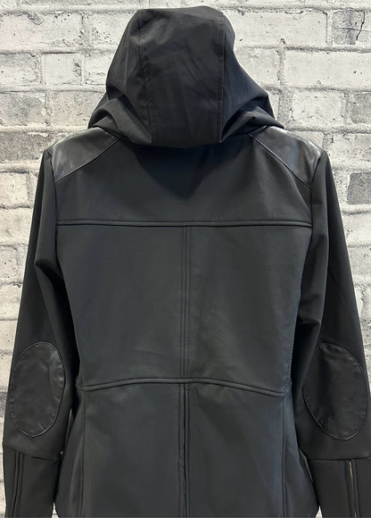 Asmar Short Riding Jacket Black/Pleather L