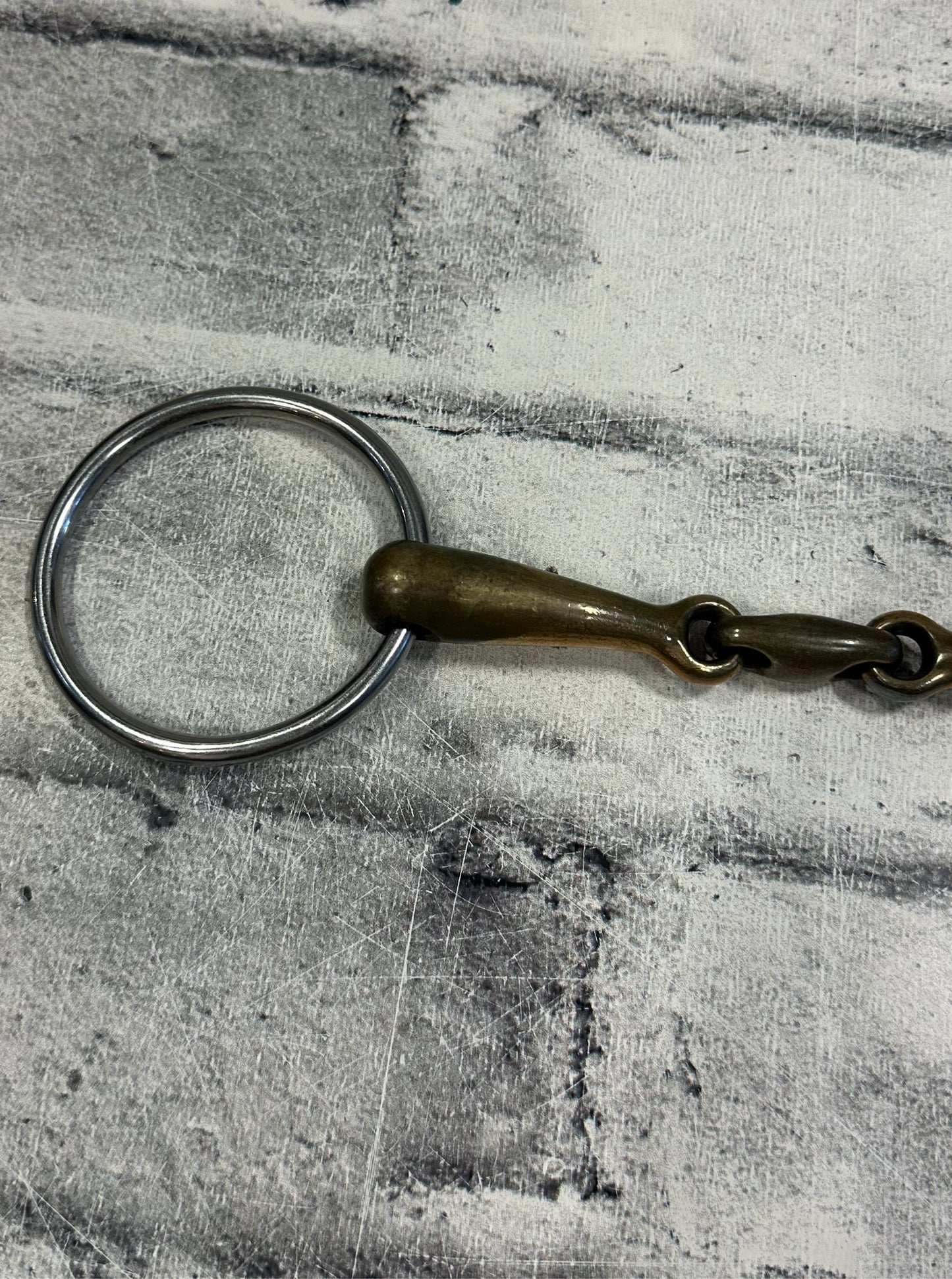 5.75" BR Brass Loose Ring w/ Lozenge
