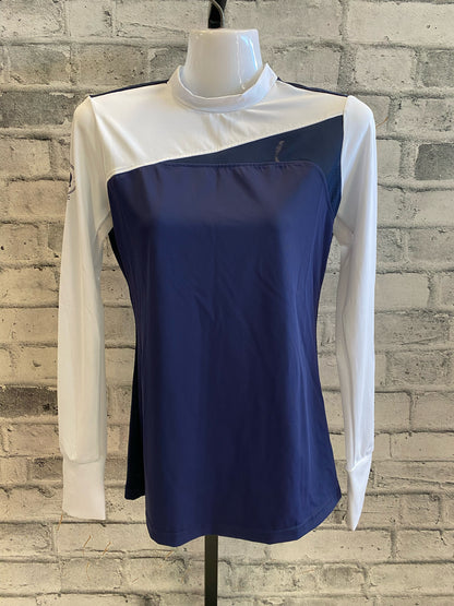 Sync LS Sunshirt Navy & White XS