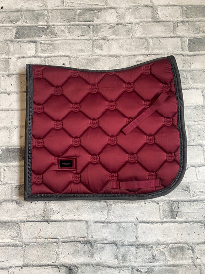 Equestrian Stockholm Dressage Pad Red Full