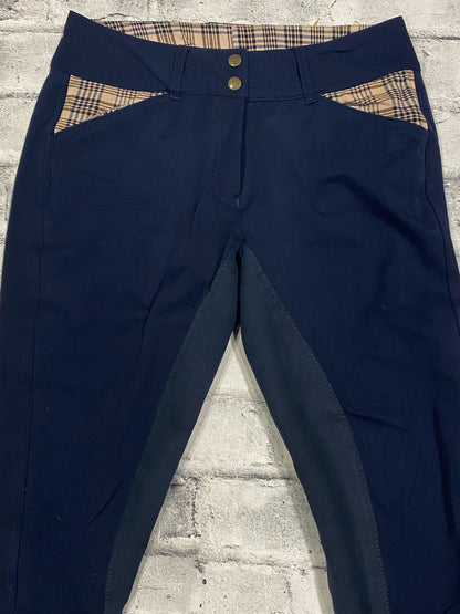 Baker 5/A FS Breeches Navy/Plaid 28