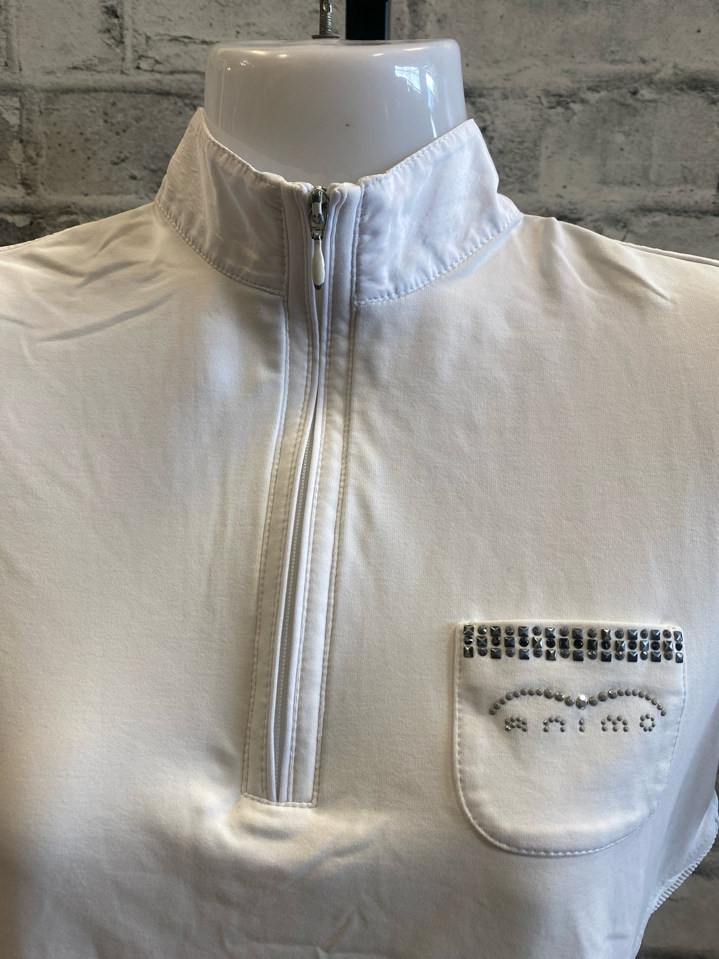Animo SS Show Shirt White S