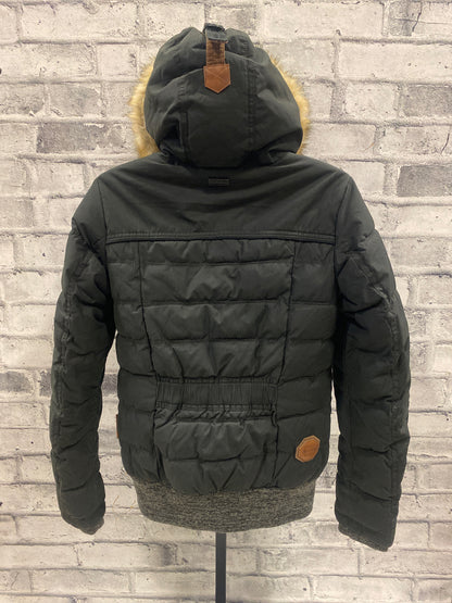 Naketano Fleece Lined Jacket w/ Fur Hood Green S