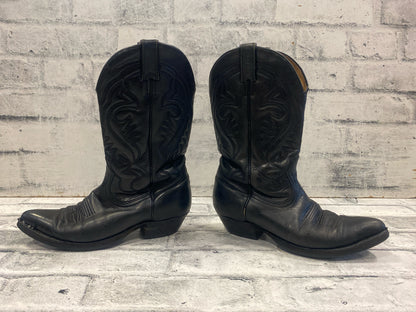 Boulet Cowboy Boots Black 8.5