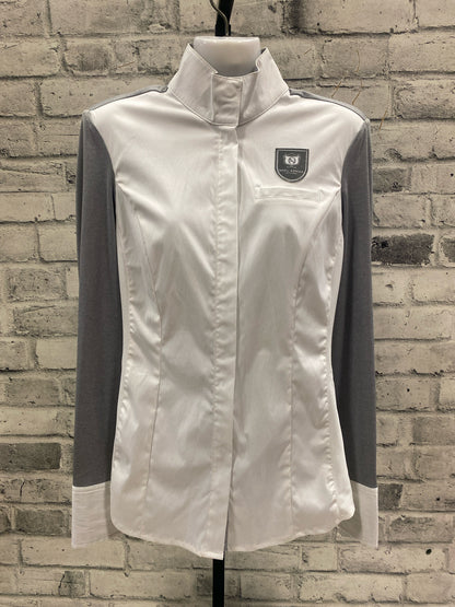 Noel Asmar Show Shirt Grey & White M