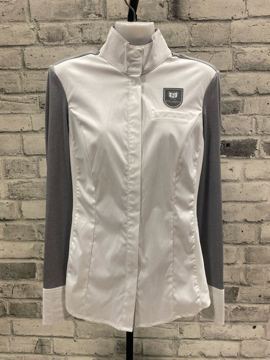 Noel Asmar Show Shirt Grey & White M