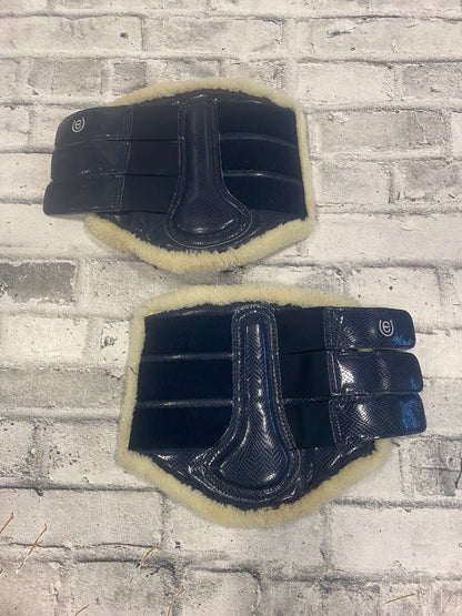 Equestrian Stockholm Brushing Boots Navy L