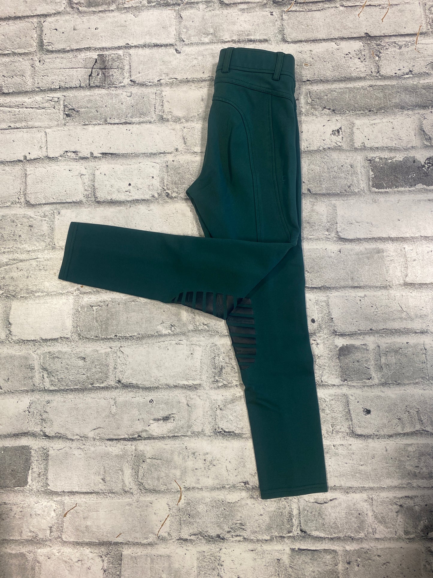 Elation Red Label KP Pull On Breeches Green Childrens M
