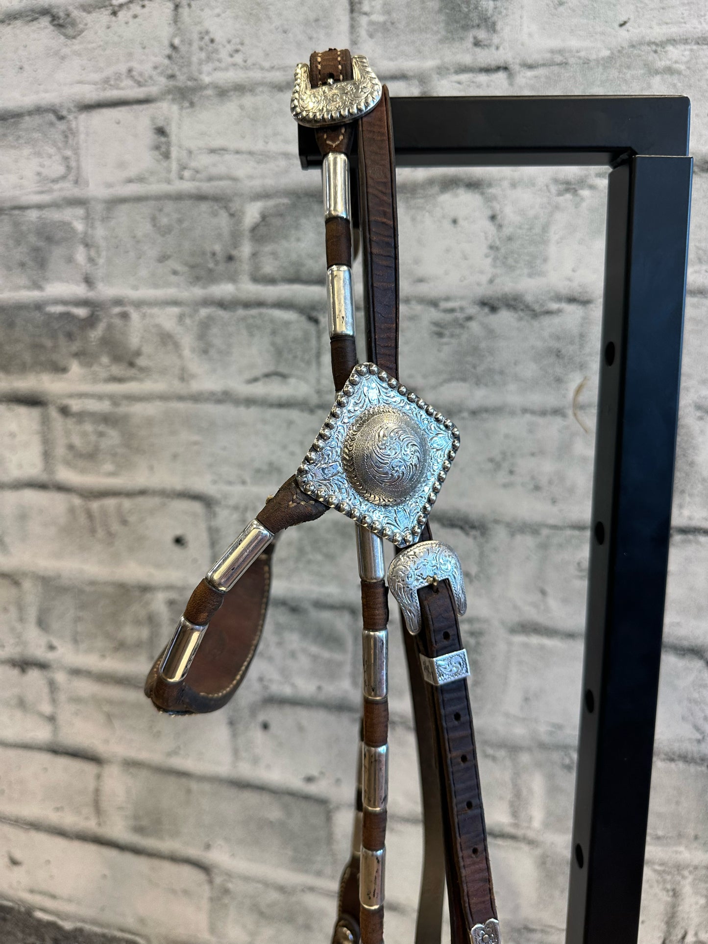 Vaquero Shop Silver Browband Show Headstall