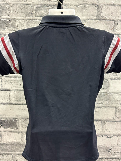 Kingsland SS Polo Shirt Charcoal & Red XS