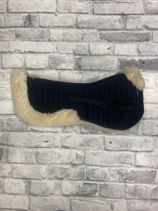 LeMieux Lambskin Half Pad Black/Natural M