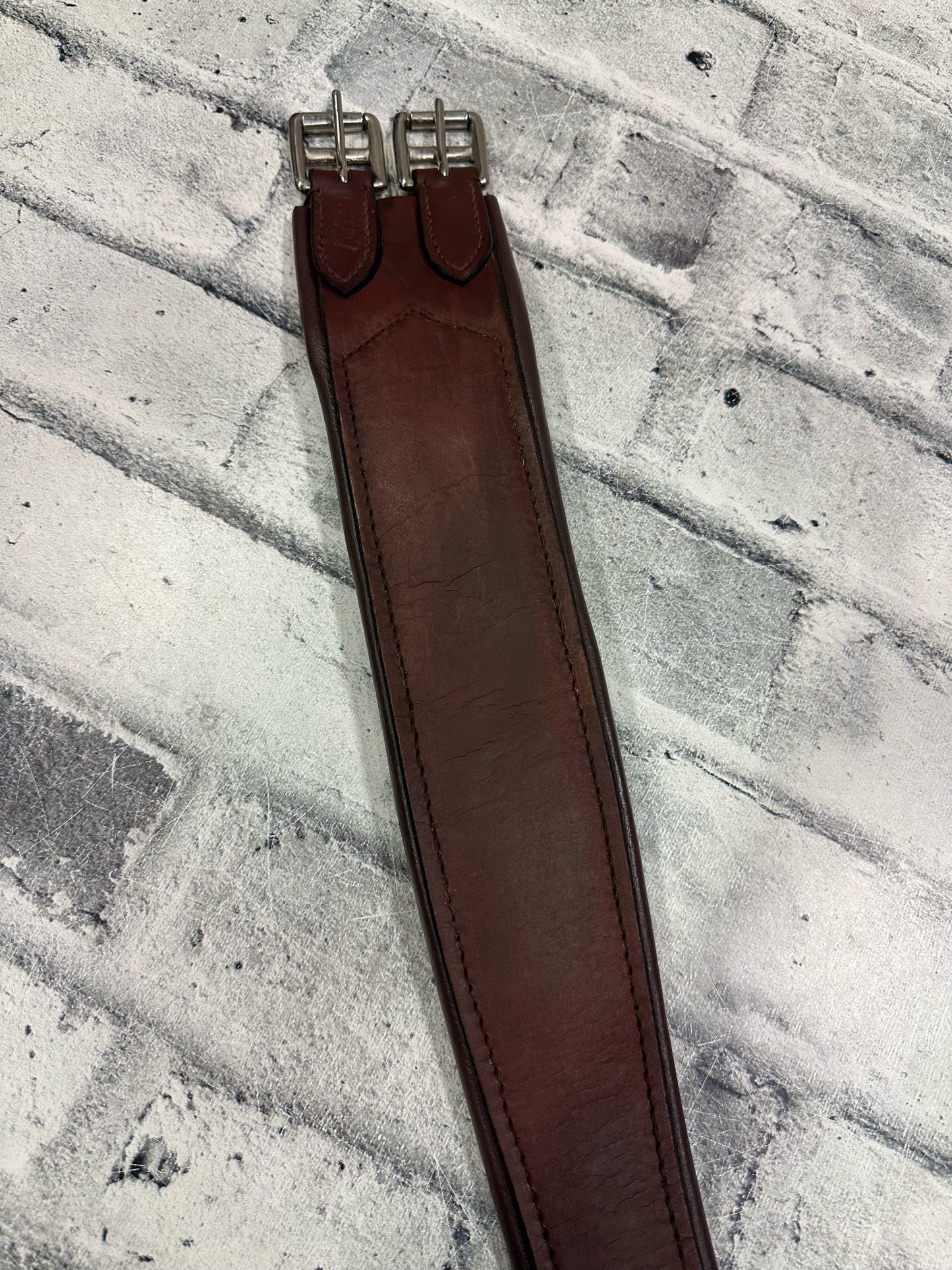 46" One Sided Elastic Leather Girth