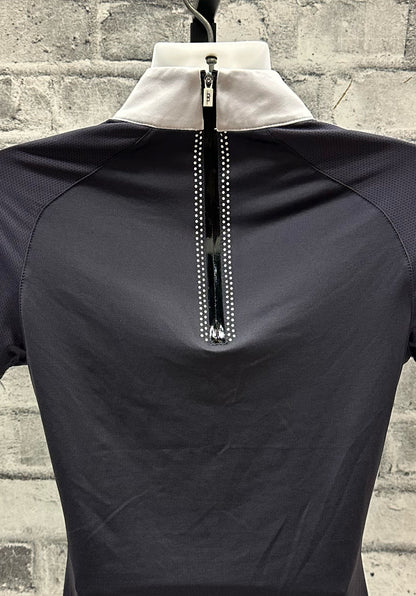 AA Platinum SS Show Shirt Navy/White XS