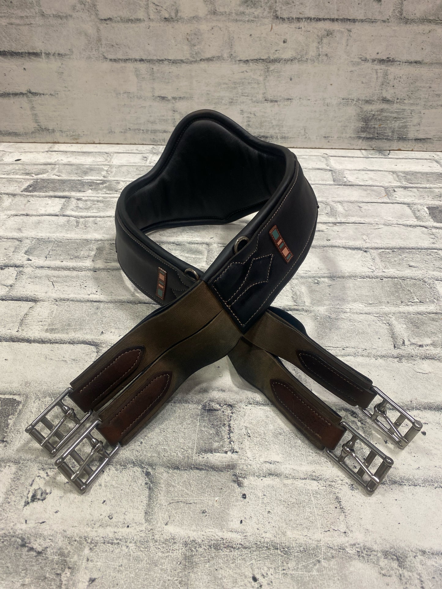 54" Voltaire Leather Girth Brown