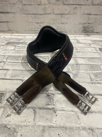 54" Voltaire Leather Girth Brown