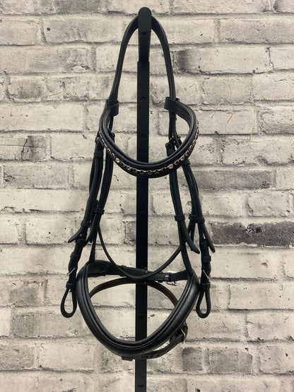 Kieffer Dressage Bridle Black w/ Flash F