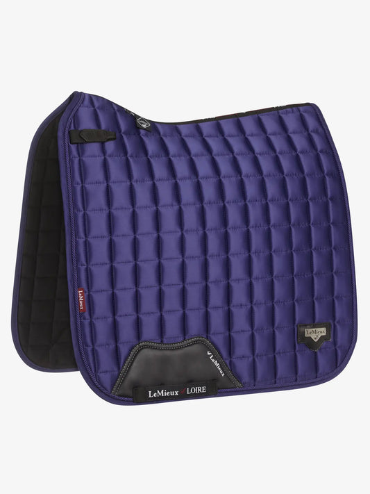 LeMieux Loire Satin Classic Dressage Pad L Ink Blue