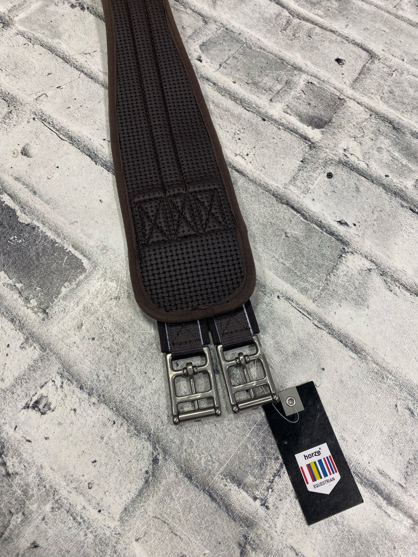 48" Horze Neoprene Girth Brown NEW