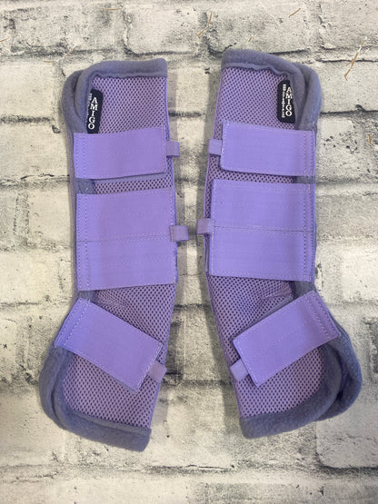 Horseware Fly Boots Purple Pony (4)