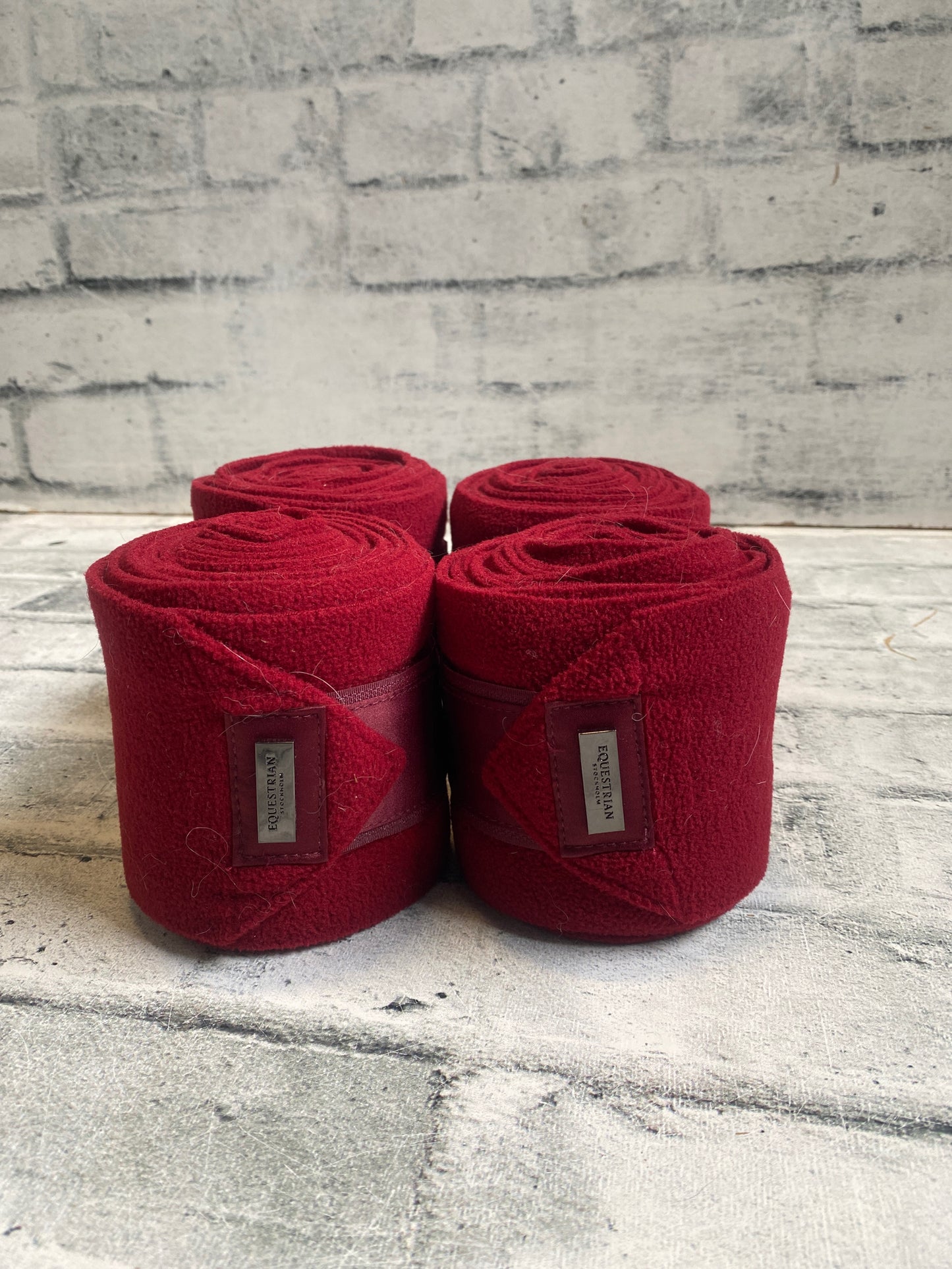 Equestrian Stockholm Set of 4 Polos Bordeaux