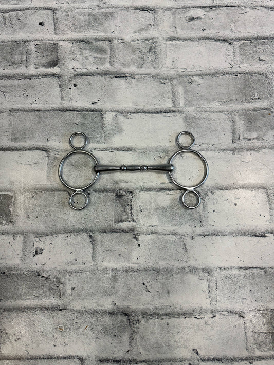 5" 2 Ring Gag Bit